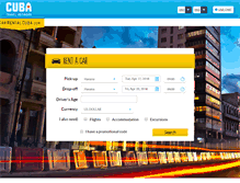 Tablet Screenshot of carrentalcuba.com